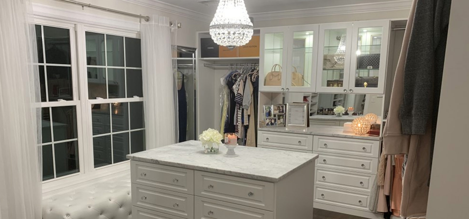 We offer Custom Closets and Home Storage Solutions