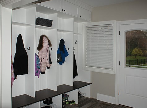 custom mudroom